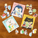 古川復古日記動物貼紙 - Hane Zakka